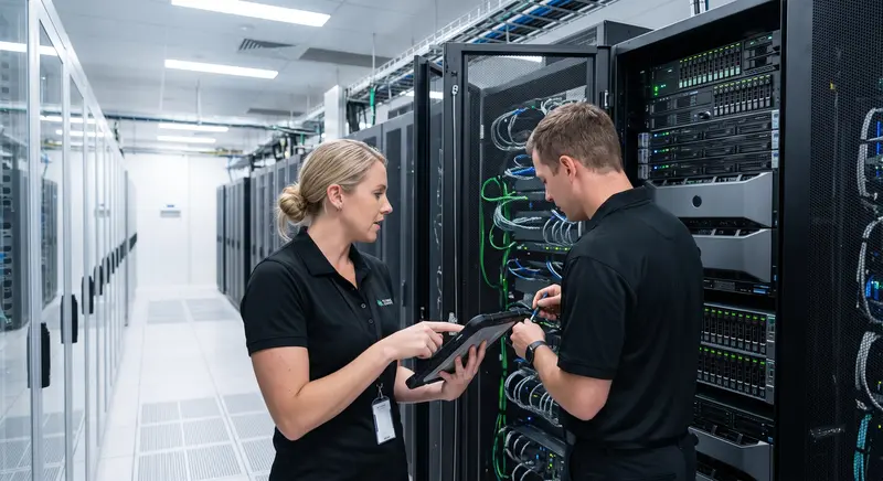 High speed servers in an Brisbane Data Center