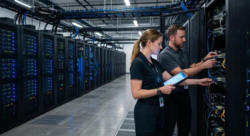 High speed servers in an Ashburn Data Center
