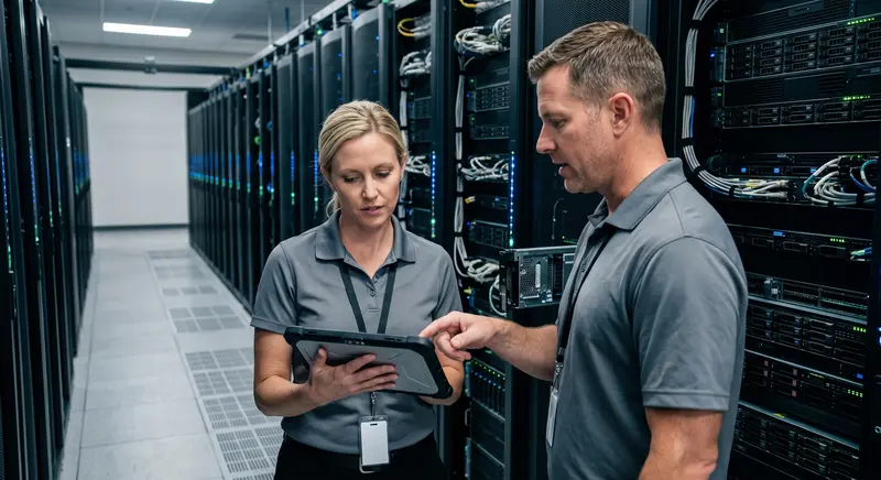 High speed servers in an Charlotte Data Center