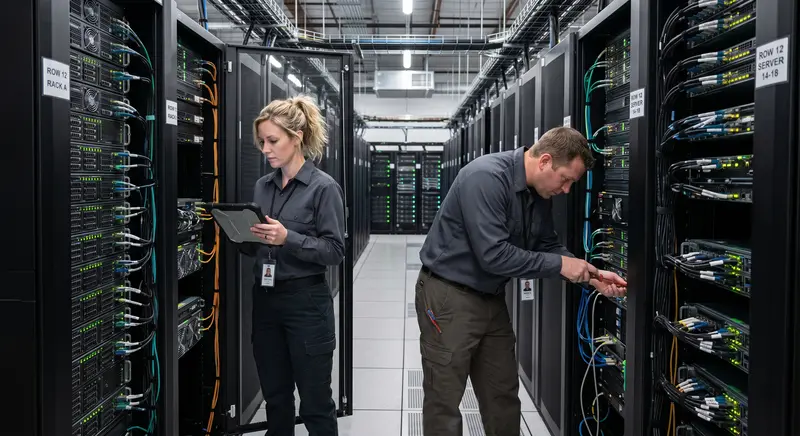 High speed servers in an Minnesota Data Center