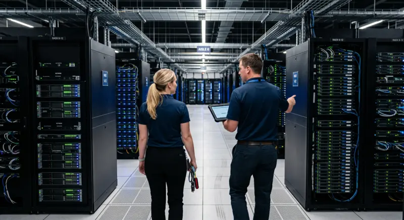 High speed servers in an Minnesota Data Center